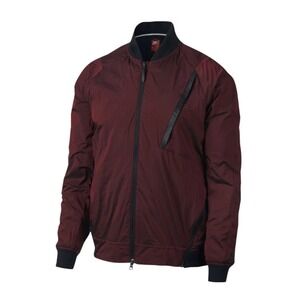 Nike Men's Sportswear Tech Hypermesh Varsity Jacket Red 832190-677 Medium